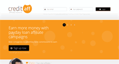 Desktop Screenshot of creditaff.com